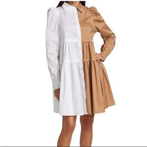 Munthe Two-Tone Aline Shirtdress